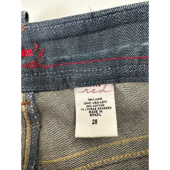 Levi's Red Line Selvedge Denim Jeans Engineered Indigo Blue Workwear Men's 28 - Picture 11 of 12